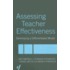 Assessing Teacher Effectiveness