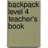 Backpack Level 4 Teacher's Book door Mario Herrera