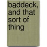 Baddeck, And That Sort Of Thing door Charles Dudley Warner