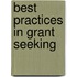 Best Practices In Grant Seeking
