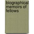 Biographical Memoirs Of Fellows