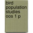 Bird Population Studies Oos 1 P