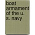 Boat Armament of the U. S. Navy