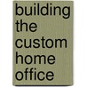 Building the Custom Home Office door Niall Barrett