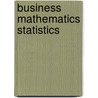 Business Mathematics Statistics door Waxman