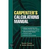 Carpenter's Calculations Manual door Roger Tarbox