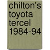 Chilton's Toyota Tercel 1984-94 door Chilton'S. Automotives Editorial