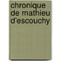 Chronique de Mathieu D'Escouchy