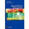 Clinical Trials in Osteoporosis by Derek Pearson