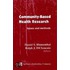 Community-Based Health Research