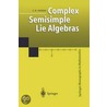 Complex Semisimple Lie Algebras by Jean-Pierre Serre