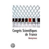 Congres Scientifiques De France door . Anonymous