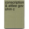 Conscription & Attlee Gov Ohm C door Walter S. Scott