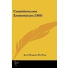 Consideracoes Economicas (1869) door Jose Mesquita da Rosa