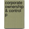 Corporate Ownership & Control P door Brian R. Cheffins