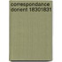 Correspondance Dorient 18301831