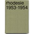 Rhodesie 1953-1954