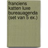 FRANCIENS KATTEN LUXE BUREAUAGENDA (SET VAN 5 EX.)