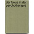 Der Fokus in der Psychotherapie