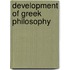 Development of Greek Philosophy