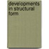 Developments In Structural Form