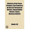 Districts of the Pasco Province door Not Available