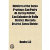 Districts of the Sucre Province by Not Available