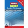 Dutch Berlitz Pocket Dictionary by Berlitz