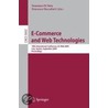 E-Commerce And Web Technologies door Onbekend