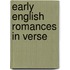 Early English Romances In Verse