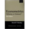 Econometrics:alchemy Science? P by David F. Hendry