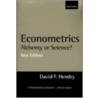 Econometrics:alchemy Science? P door David F. Hendry
