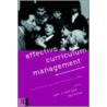 Effective Curriculum Management by Neil Kitson