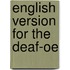 English Version For The Deaf-oe