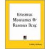 Erasmus Montanus Or Rasmus Berg