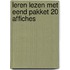 Leren lezen met eend pakket 20 affiches