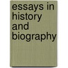 Essays in History and Biography by John Skelton