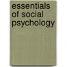 Essentials Of Social Psychology door Michael A. Hogg