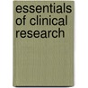 Essentials of Clinical Research door Glasser