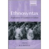 Ethnosyntax:explorations Gram P door N.J. Enfield