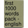 First 1000 Words Pack - English by Authors Various