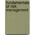 Fundamentals of Risk Management