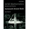 Gcse Maths R&p Hw Answer Bk N/e door David Rayner
