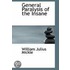 General Paralysis Of The Insane