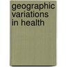 Geographic Variations In Health by The Office for National Statistics