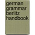 German Grammar Berlitz Handbook