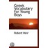 Greek Vocabulary For Young Boys