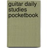 Guitar Daily Studies Pocketbook by Unknown