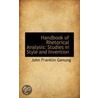Handbook Of Rhetorical Analysis door John Franklin Genung