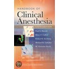 Handbook of Clinical Anesthesia door Paul Barash